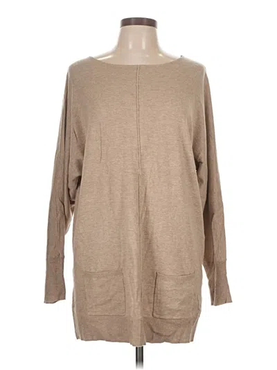 Pre-owned Joseph A Pullover Sweater In Tan