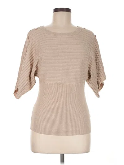 Pre-owned Joseph A Pullover Sweater In Tan