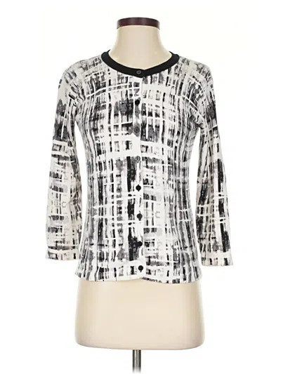 Pre-owned Joseph A Pullover Sweater In White