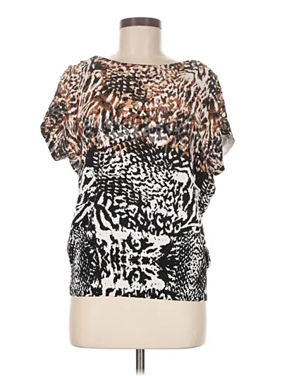 Pre-owned Joseph A Short Sleeve T-shirt In Brown