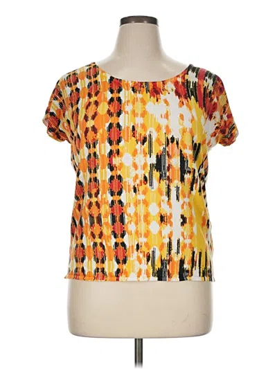 Pre-owned Joseph A Short Sleeve T-shirt In Orange