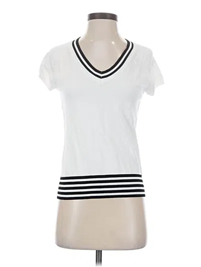 Pre-owned Joseph A Short Sleeve T-shirt In White
