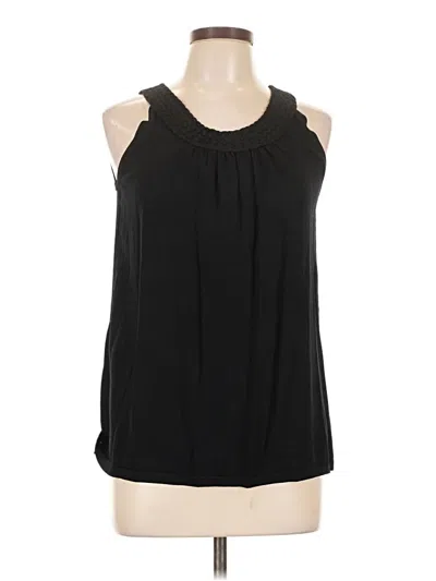Pre-owned Joseph A Sleeveless Blouse In Black