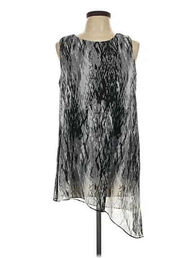 Pre-owned Joseph A Sleeveless Blouse In Silver
