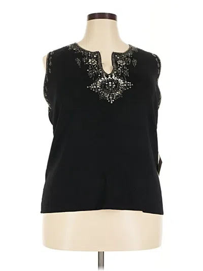 Joseph A Sleeveless T-shirt In Black