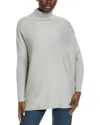 Joseph A . Solid Poncho In Gray
