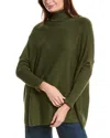 Joseph A Solid Poncho In Green