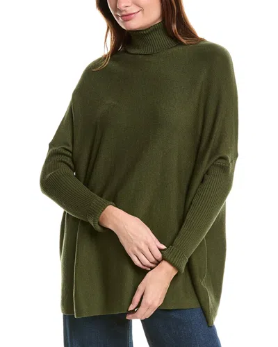 Joseph A Solid Poncho In Green
