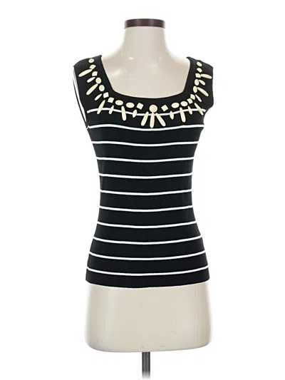 Pre-owned Joseph A Sweater Vest In Black