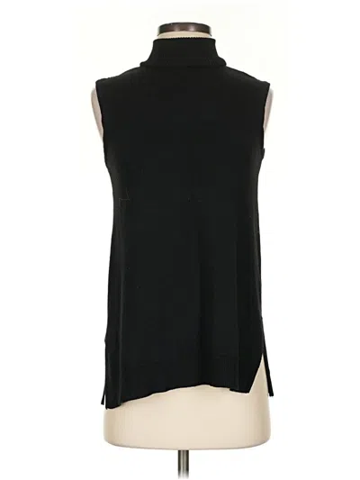 Pre-owned Joseph A Sweater Vest In Black
