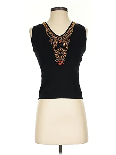 Pre-owned Joseph A Sweater Vest In Black