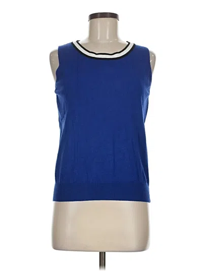 Pre-owned Joseph A Sweater Vest In Blue