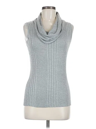 Pre-owned Joseph A Sweater Vest In Silver