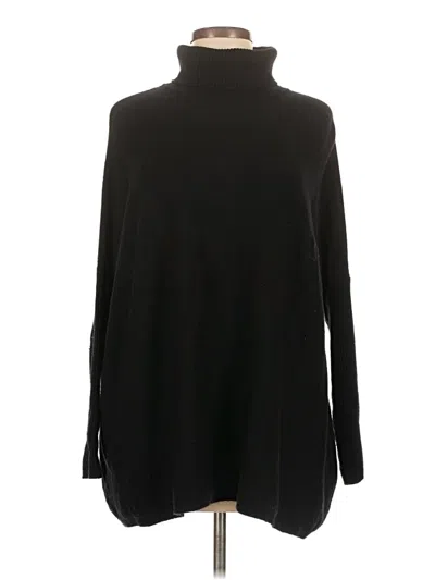 Pre-owned Joseph A Turtleneck Sweater In Black