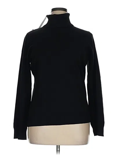 Pre-owned Joseph A Turtleneck Sweater In Black