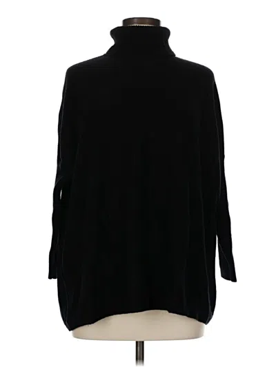 Pre-owned Joseph A Turtleneck Sweater In Black