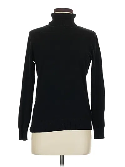 Pre-owned Joseph A Turtleneck Sweater In Black