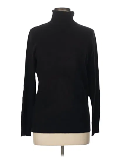 Pre-owned Joseph A Turtleneck Sweater In Black