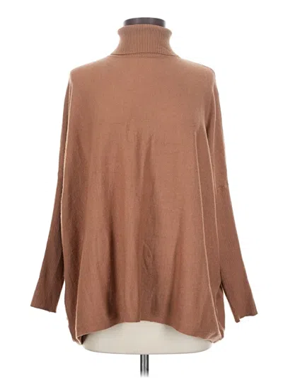 Pre-owned Joseph A Turtleneck Sweater In Brown