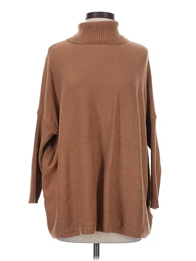 Pre-owned Joseph A Turtleneck Sweater In Brown