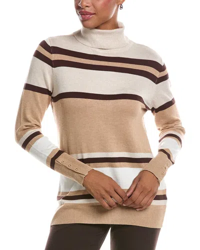 Joseph A . Turtleneck Sweater In Brown