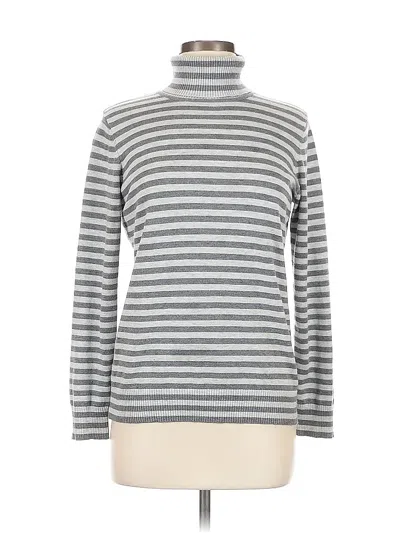 Pre-owned Joseph A Turtleneck Sweater In Gray