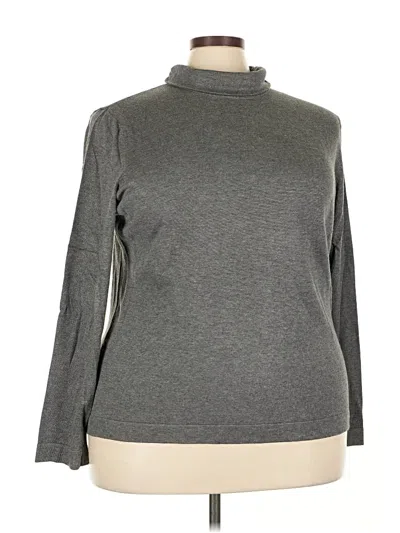 Pre-owned Joseph A Turtleneck Sweater In Gray