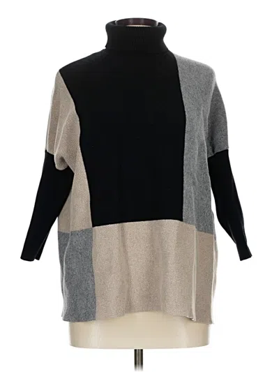 Pre-owned Joseph A Turtleneck Sweater In Gray