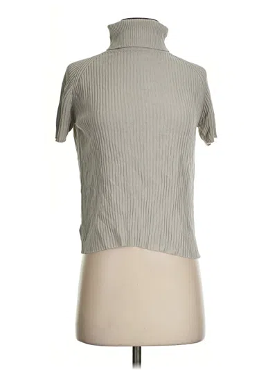 Pre-owned Joseph A Turtleneck Sweater In Gray