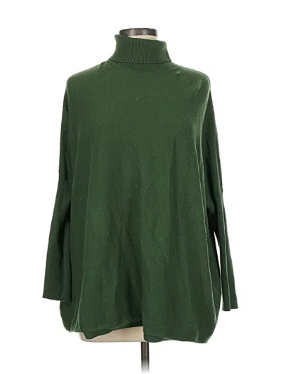 Pre-owned Joseph A Turtleneck Sweater In Green