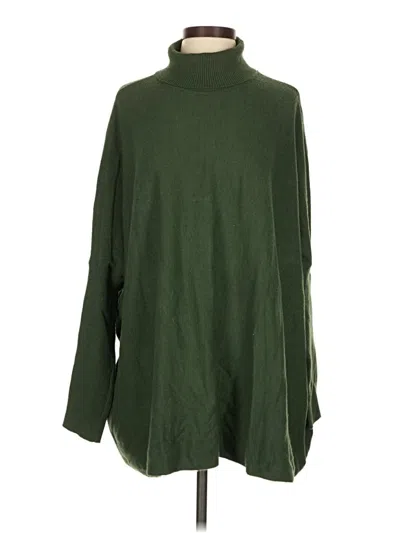 Pre-owned Joseph A Turtleneck Sweater In Green