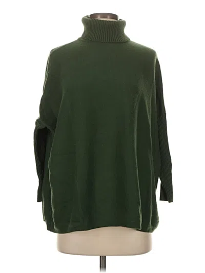 Pre-owned Joseph A Turtleneck Sweater In Green