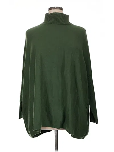 Pre-owned Joseph A Turtleneck Sweater In Green