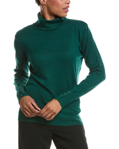 Joseph A . Turtleneck Sweater In Green