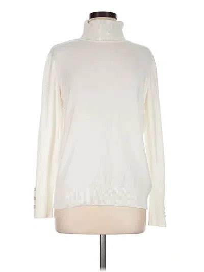 Pre-owned Joseph A Turtleneck Sweater In Ivory