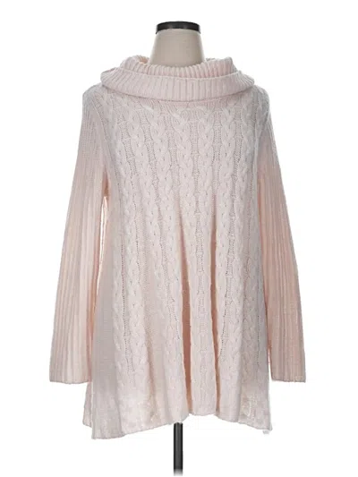 Pre-owned Joseph A Turtleneck Sweater In Pink