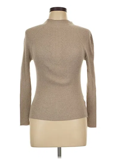 Pre-owned Joseph A Turtleneck Sweater In Tan
