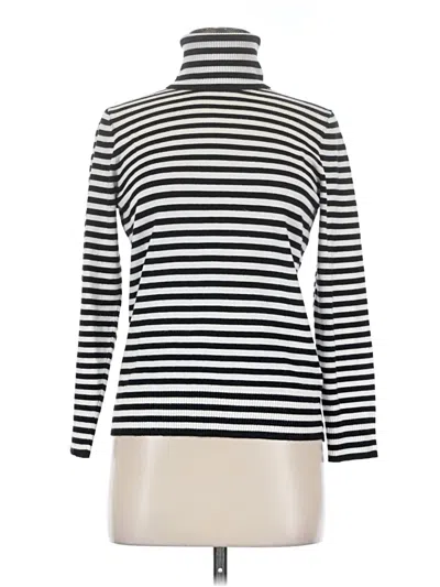 Pre-owned Joseph A Turtleneck Sweater In White