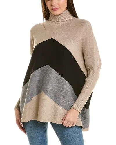Joseph A . Turtleneck Tunic Sweater In Multi