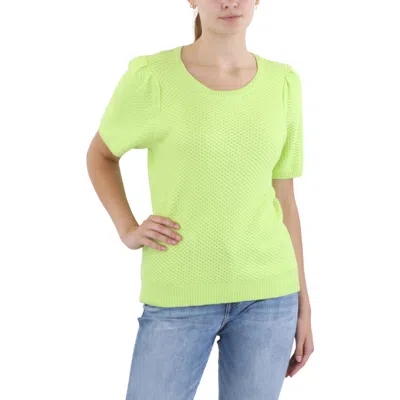 Joseph A Womens Crochet Knit Pullover Sweater
