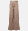 Joseph Abbey Wide-leg Jeans In Beige
