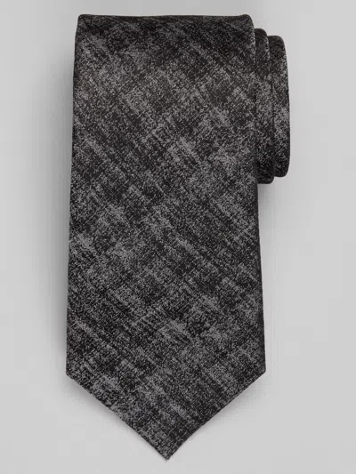 Joseph Abboud Abstract Silk Tie In Black