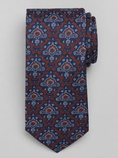 Joseph Abboud Baroque Medallion Tie In Brown