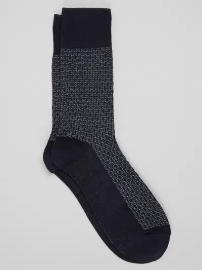 Joseph Abboud Basketweave Dress Socks, 1-pair In Multi