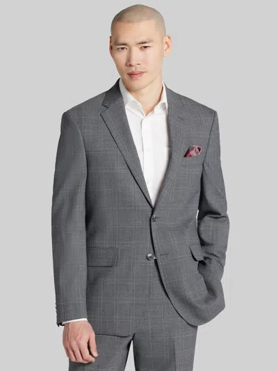 Joseph Abboud Classic Fit Plaid Sport Coat In Gray