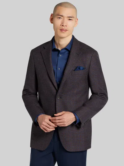 Joseph Abboud Big & Tall Men's Classic Fit Houndstooth Sport Coat In Gray