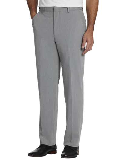 Joseph Abboud Big & Tall Men's Classic Fit Luxe Dress Pants In Gray