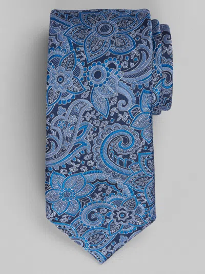 Joseph Abboud Big & Tall Men's Fantasia Botanical Tie In Blue