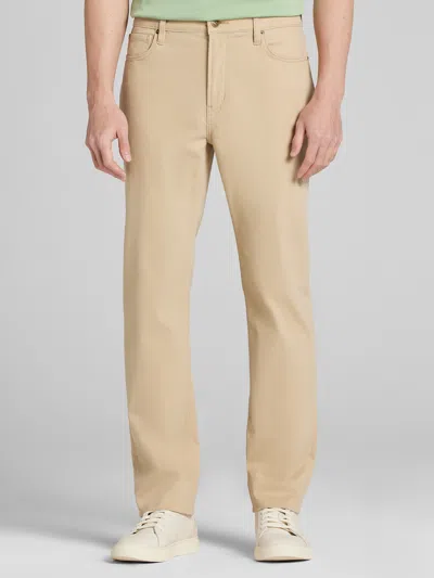 Joseph Abboud Big & Tall Men's Modern Fit Comfort Stretch 5-pocket Pants In Brown