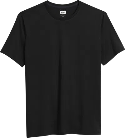 Joseph Abboud Big & Tall Men's Modern Fit Luxe Cotton Crewneck Tee In Black